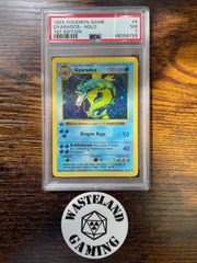 1999 Pokemon Game 6 Gyarados Holo 1st Edition PSA 7 48356799